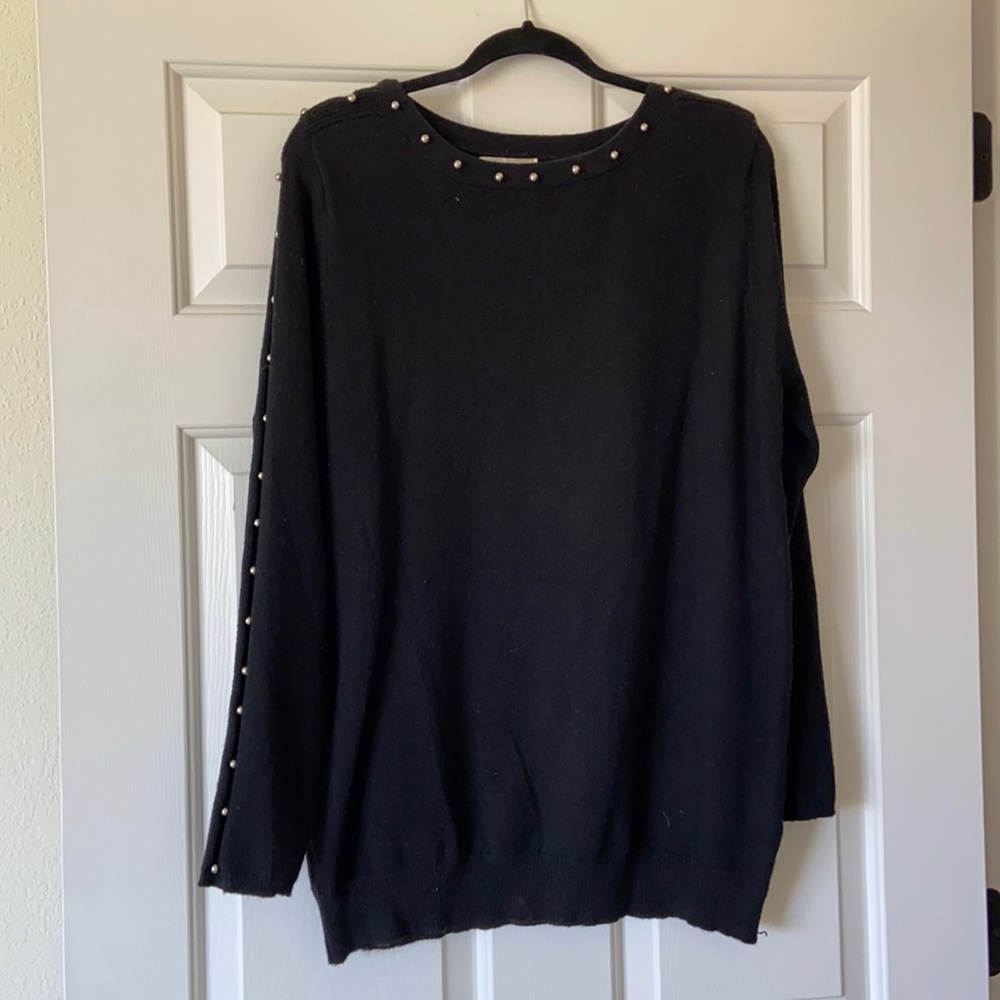 Dreamers Silver Studded Sweater